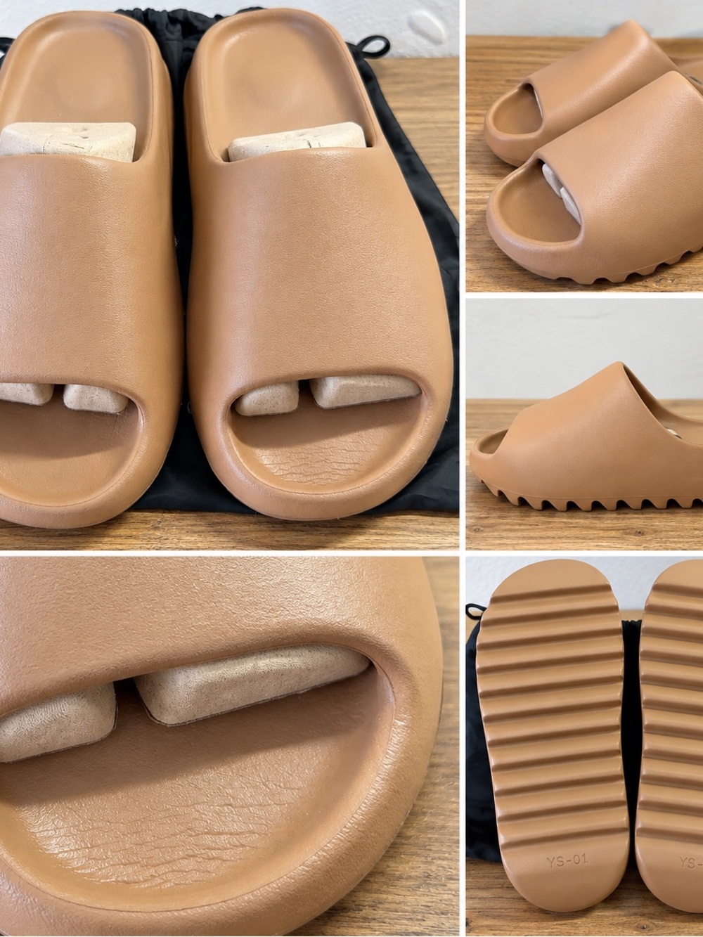 Yeezy Men’s Slide Sandals in Carmel 9 NWT